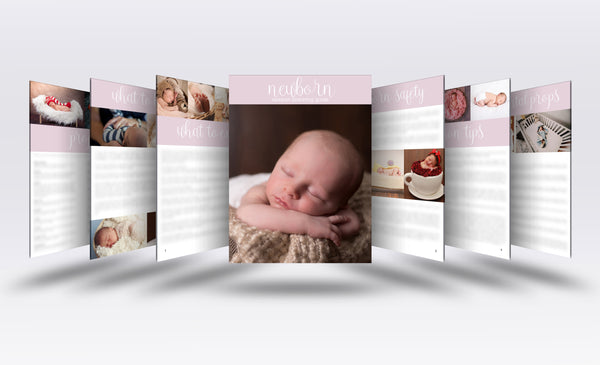 Newborn Photography Client Guide & Session Planning Guide | Template