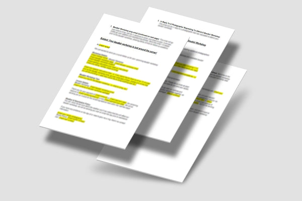 BOUDOIR Workshop Kit: Everything You Need to Teach A Photography Workshop | BOUDOIR