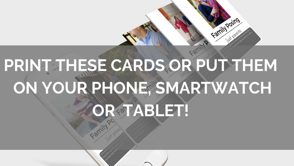 959 Family/Children Posing Card Bundle by Autumn Branscome