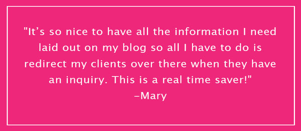 Newsletter & Blog Content Articles for Photographers