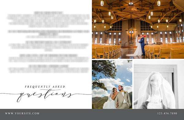 Wedding Welcome Packet Template {3rd Edition}