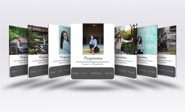 837 Posepiration Portrait Setting Cards