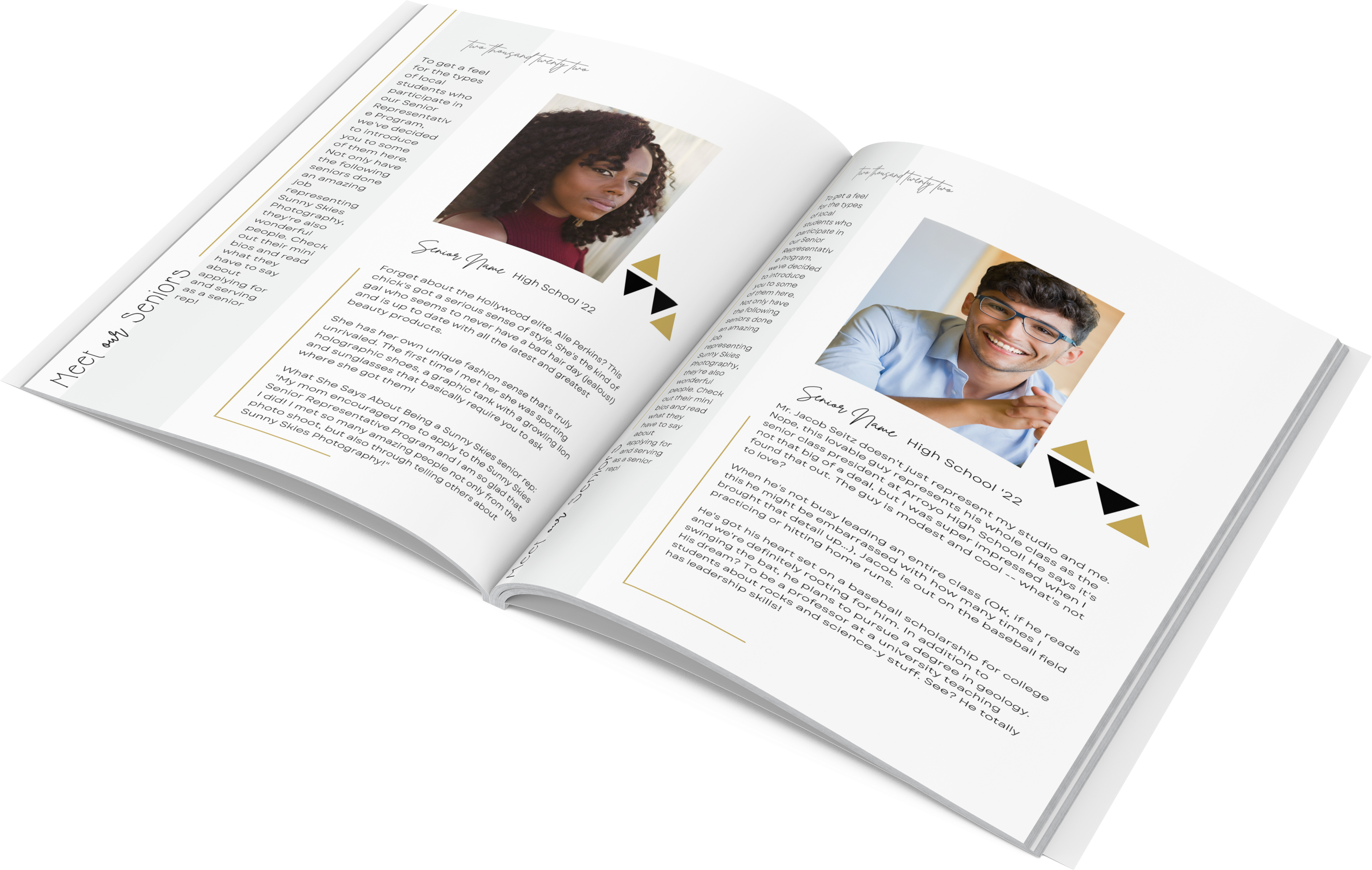 Senior Rep Client Guide, Senior Photography Welcome Packet Template Se ...