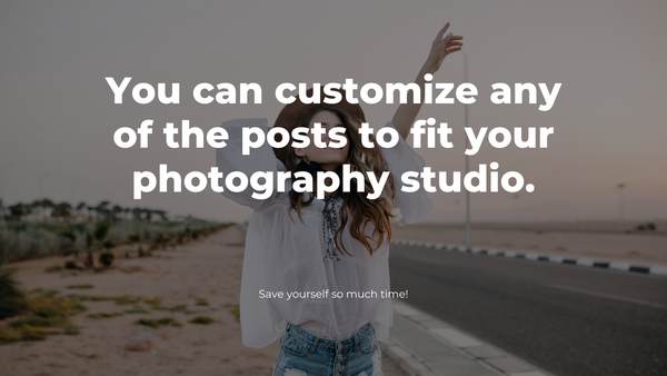 Senior Photography Social Media Content *Copy-Paste-Post* - Already done for you!