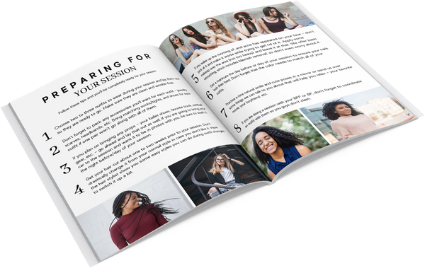 Senior Client Guide, Senior Photography Welcome Packet Template for Canva, Senior Magazine Template