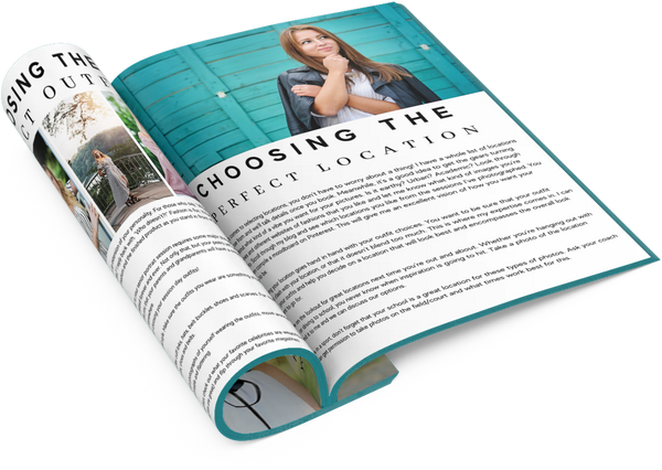 Senior Client Guide, Senior Photography Welcome Packet Template for Canva, Senior Magazine Template