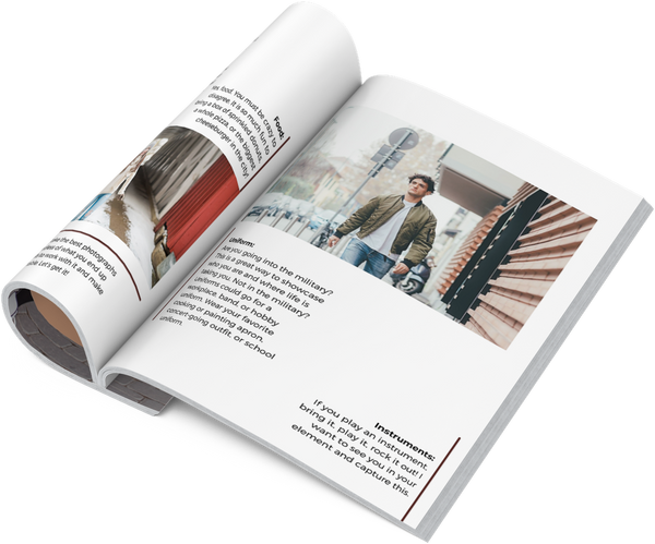 Senior Photography Lead Magnet Template | Client Prep Guide, Magazine Template for CANVA