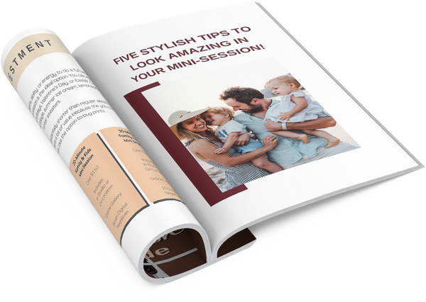 Mini Session Client Guide for Canva | Welcome Packet Template, Magazine Template for Canva