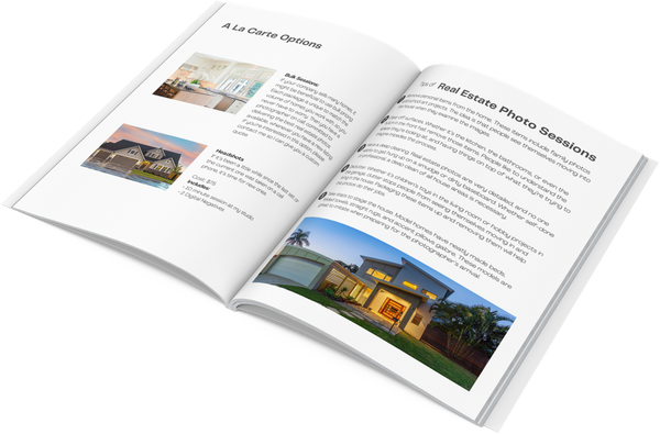 Real Estate Photography Client Guide 2nd Edition for Canva, Welcome Packet Template, Magazine Template for Canva