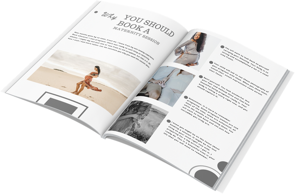 Maternity Client Guide for Canva | Maternity Welcome Packet | Canva Template