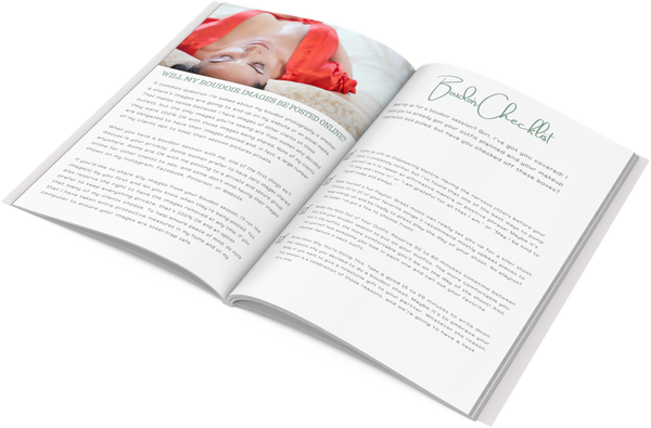 Boudoir Photography Client Guide for Canva, Boudoir Welcome Packet, Magazine Template for Canva