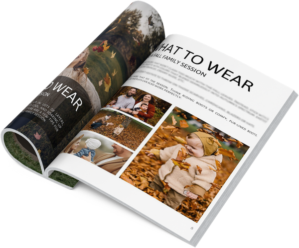 Family Photography Session Prep Guide, Family Client Guide