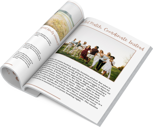 Family Client Guide for Canva |  Magazine Welcome Packet Template | Portrait Photography Template