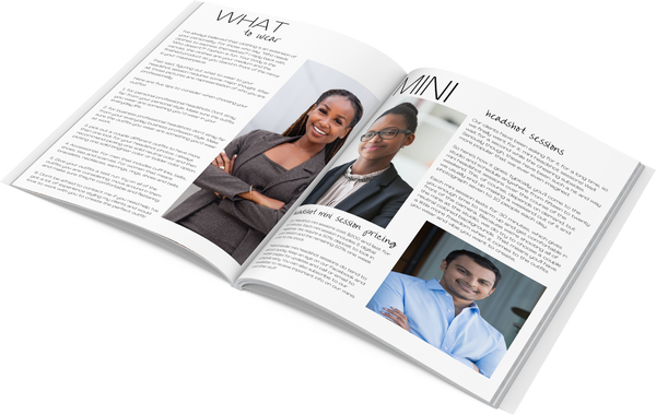 Headshot Photography Client Guide for CANVA {2nd Edition} | Welcome Packet Template