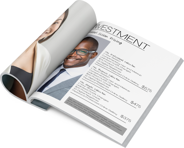 Headshot Photography Client Guide for CANVA {2nd Edition} | Welcome Packet Template