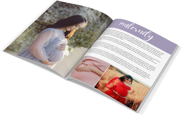 Maternity Photography Welcome Packet for Canva, Client Guide, Magazine Template for Maternity Photographers