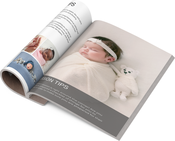 Newborn Photography Session Prep Guide for CANVA, Newborn Client Guide