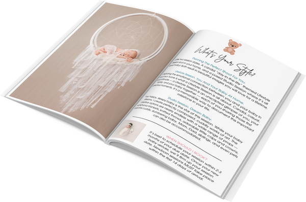 Newborn Photography Marketing Magazine Template for CANVA, Welcome Packet Template, Client Guide for Newborn Photographers