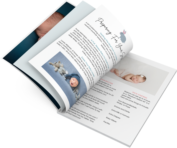 Newborn Photography Marketing Magazine Template for CANVA, Welcome Packet Template, Client Guide for Newborn Photographers