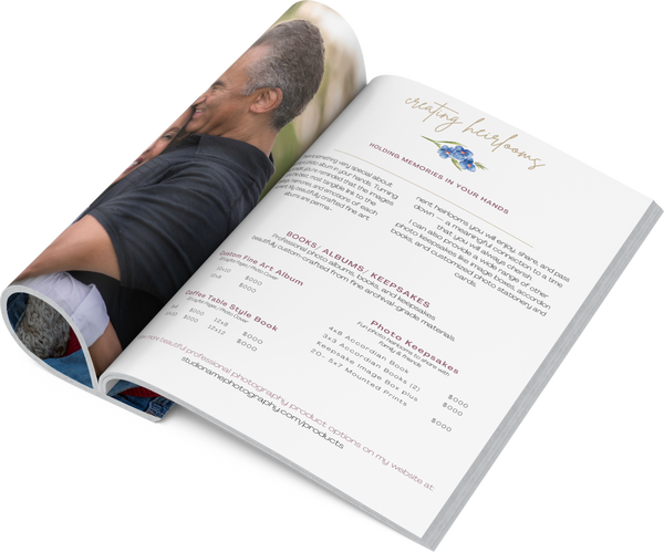 Portrait Photography Marketing Magazine Template for CANVA, Family Photography Client Guide, Welcome Packet, Portrait Photographer