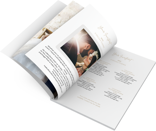 Wedding Photographer Marketing Template for CANVA, Wedding Photography Welcome Guide Template, Client Guide Template