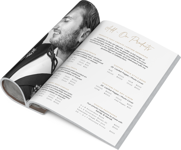 Wedding Photographer Marketing Template for CANVA, Wedding Photography Welcome Guide Template, Client Guide Template