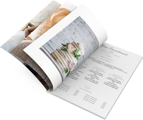 Wedding Photography Magazine Template for CANVA, Wedding Photographer Client Welcome Packet,  Photography Marketing Template | 1494