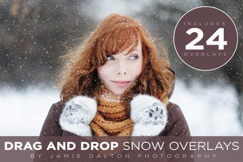 Snow Drag and Drop Overlays