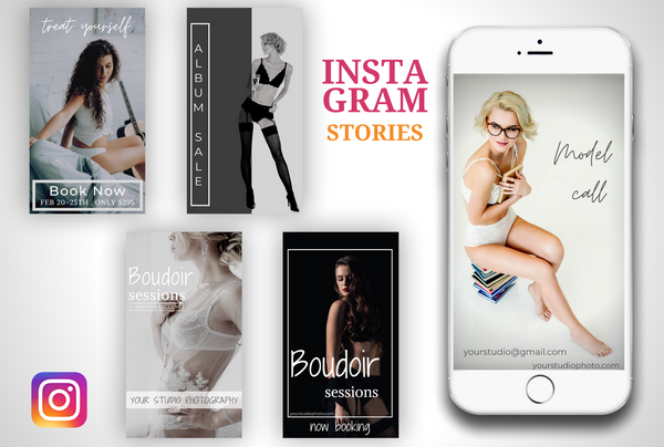 Boudoir Photography Marketing Bundle: Prewritten Text for your Website, Marketing Materials, Boudoir Emails, Boudoir Blogs + Bonus Templates!