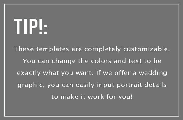 Sale Graphics for Photographers for Email and Facebook Marketing