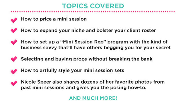 The Ultimate Mini Session Guide: Business, Posing & More!