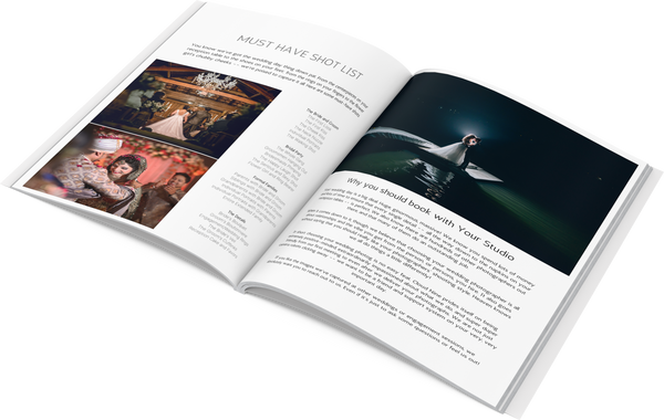 Wedding Photographer Team Marketing Template for CANVA, Wedding Photography Welcome Guide Template, Client Guide Template