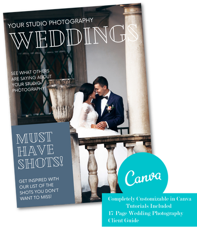 Wedding Photographer Marketing Template for CANVA, Wedding Photography Welcome Guide Template, Client Guide Template, 1st Edition
