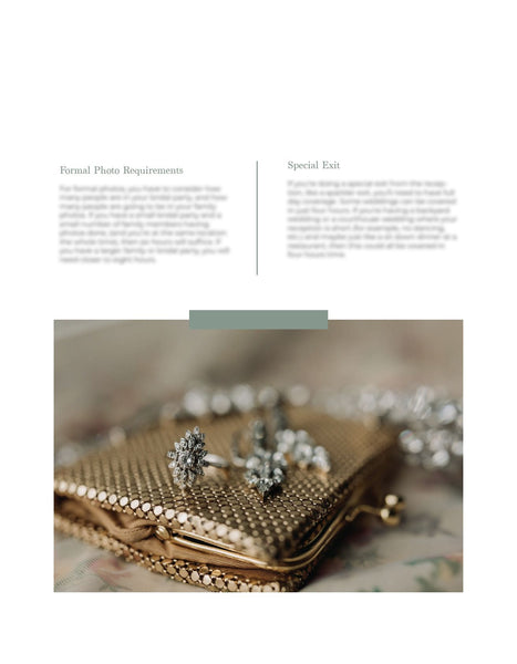 Wedding Photography Lead Magnet Template | Client Prep Guide | PSD Templates