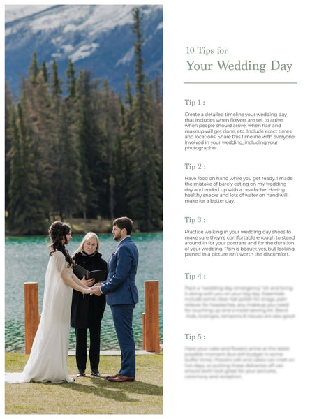 Wedding Photography Lead Magnet Template | Client Prep Guide | PSD Templates